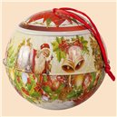 Чай черный Tea Tang "Новогодний шар" (крупнолистовой, 50 г, металл. шар)