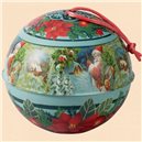 Чай черный Tea Tang "Новогодний шар" (крупнолистовой, 50 г, металл. шар)