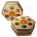 Набор черного чая Tea Tang в плетенке "ШЕСТИГРАННИК" (крупнолистовой, 6x10 г)
