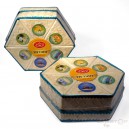 Набор зеленого чая Tea Tang в плетенке "ШЕСТИГРАННИК" (крупнолистовой, 6x10 г)